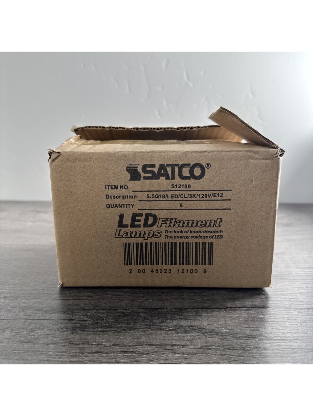 Satco S12100 5.5W G16 LED Bulb Lot Of 6 NEW
